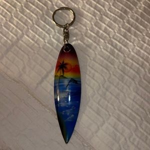 Palm tree keychain